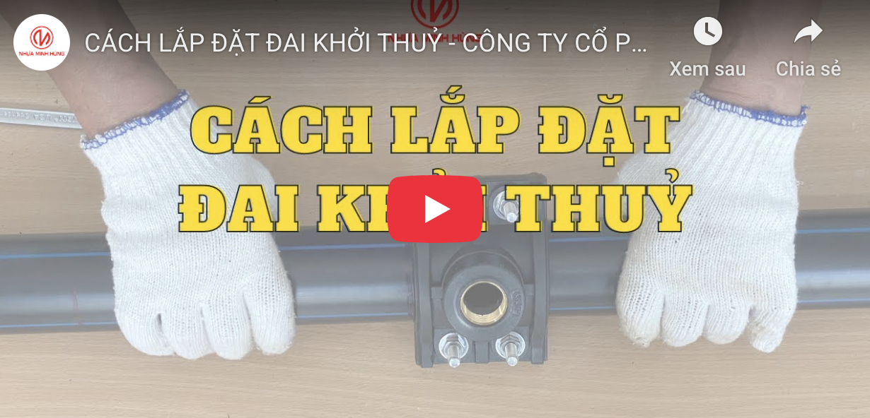 CÁCH LẮP ĐẶT ĐAI KHỞI THỦY